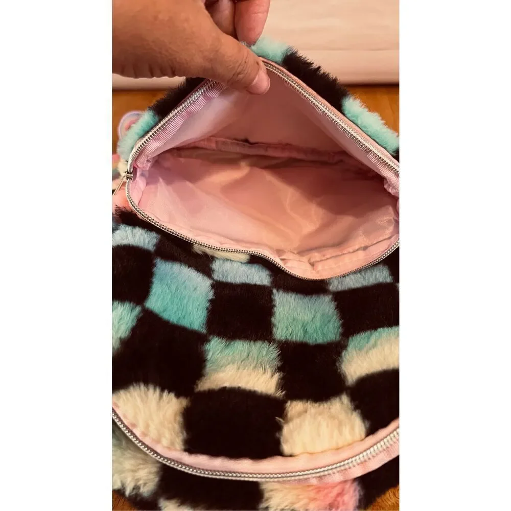 EMOJI FLEECE SOFT BACKPACK BAG MINI